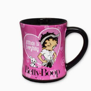 Betty Boop Pink "Attitude is Everything" Coffee Cup